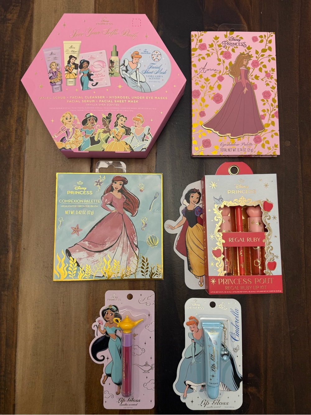 Disney Princess Taste Beauty Ultimate Makeup Gift Set Skincare Palette 6PC